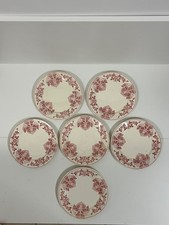 6 assiettes terre de fer 