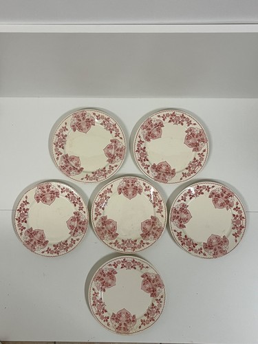 Assiettes terre fer - 6, de