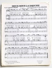 Partition vintage sheet music