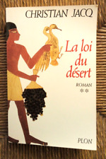 Livre roman Le Juge d'Egypte, tome 2 : La Loi du désert de Christian Jacq