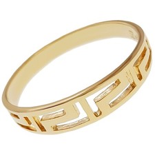 Bague Grec Plaqué Or 18 carats - Taille 54 Disponible - Femme