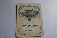 Projet original peinture collage ancien GRAND VIN CHÂTEAU PALMER 