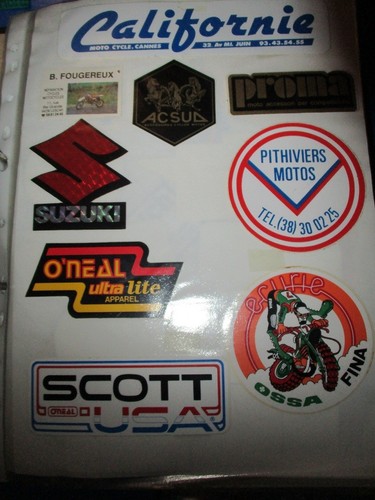 Autocollants moto ossa - moto,