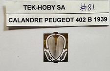 #081 - Photodecoupe pour TEK-HOBY CALANDRE PEUGEOT 402 b 1939 1/43
