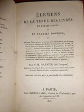 Elements de la tenue des livres en partie simple et en parties doubles Garnier 