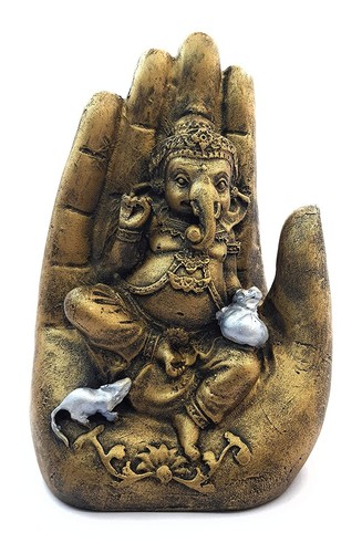 Résine doré fait palmier - résine,