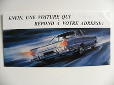 Petite brochure FORD ZODIAC Mk.III en français