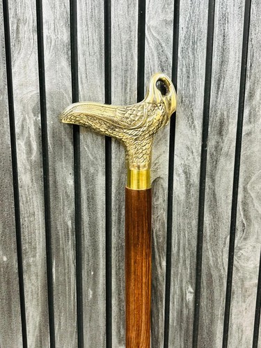 Canne bâton marche bois - canne,