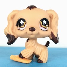 Authentic Littlest Pet Shop #575 Spaniel Cocker Dog / Original Hasbro LPS