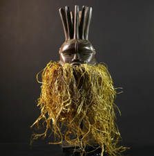 Masque africain casque Bondo