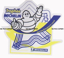 Autocollant Stickers MICHELIN BIBENDUM trophée sport