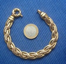 B33 Bracelet Gourmette Maille Fantaisie Plaqué Or Lot Bijou