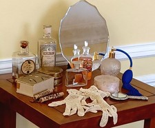 Lot D'objets Anciens De Toilette
