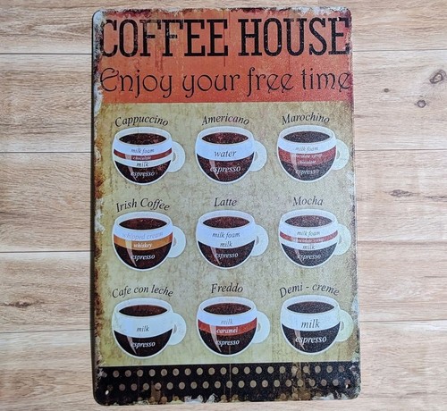 Enseigne café vintage - café,
