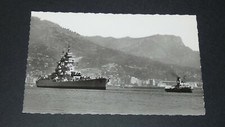 CPA CARTE POSTALE PHOTO 1945-1950 Cuirassé RICHELIEU RADE DE TOULON MARINE 