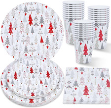 Set Vaisselle Noël 96 Pièces