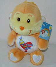 Peluche BISOUNOURS Playful Heart Monkey Care Bears 20cm NEUF 2002 PLAY ALONG 8"
