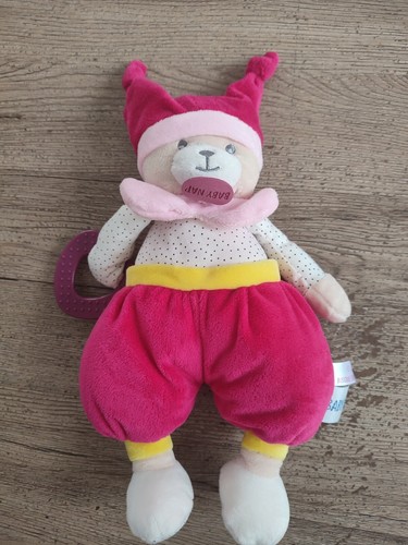 Doudou ours pantin anneau