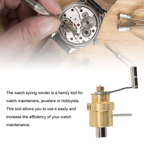 Brass watch spring - spring, winder