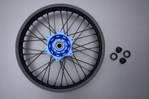 Roue jante arr - complète, cross