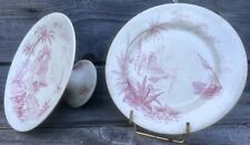 Gien Vues d Orient Algérie Maroc Vaisselle Fleur Terre de Fer Orientalisme Coupe