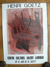 AFFICHE DU PEINTRE HENRI GOETZ