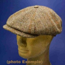 Casquette Plate  Harris Tweed
