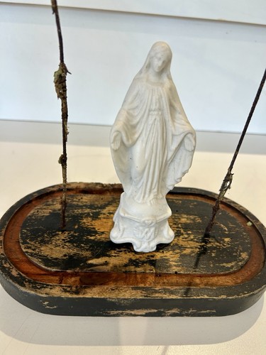Vierge marie biscuit 14cm - biscuit,