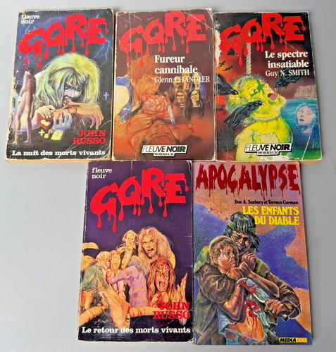 Lot livres gore fleuve - lot,