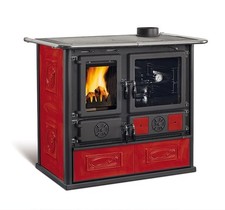 Le Nordique Rose 5.0 Vst Poêle Bois Faïence Liberty Bordeaux 8,8 Kw 7015215 A+