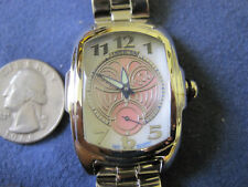 #458 ladys stainless steel  INVICTA abstrct dial lupah  quartz watch 