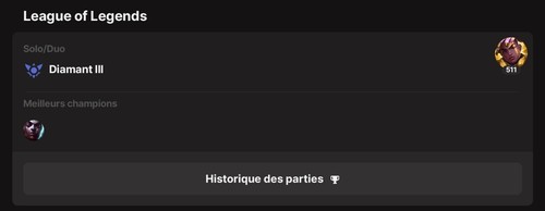 Compte league legends - compte, d3