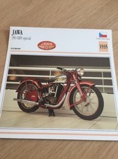 Jawa OHV spécial 1935 Carte moto Collection Atlas CZ