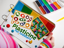 Livre silencieux | Jeux avec pâte à modeler pour tout-petits | Moteur fin | D...