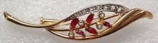 broche ancienne couleur or