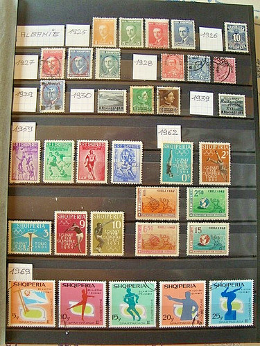 Album timbres albanie - timbres,