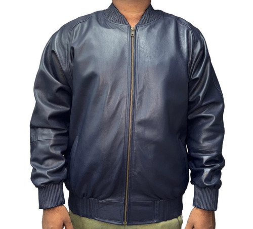 Blouson bomber cuir - bomber, en