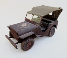 Rare Jeep US en Tole Soudée