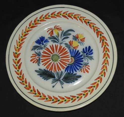 Assiette ancienne faïence - ancienne,