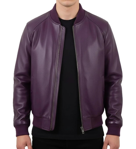 Blouson bomber cuir - blouson,
