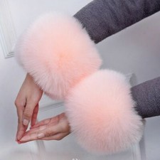 Une Paire Moelleux Faux Fox