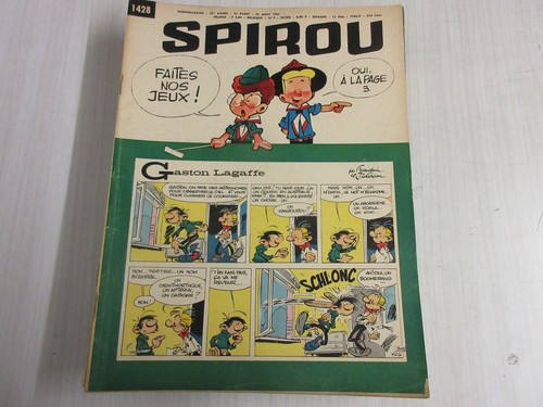 Spirou 1428 1965 moto - spirou,