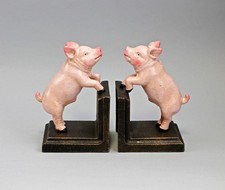 Figurines Porte-livres Porc