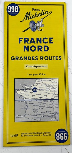 Carte michelin 998 - carte, france