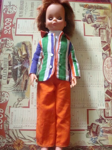 Poupée clodrey avec tenue - clodrey,