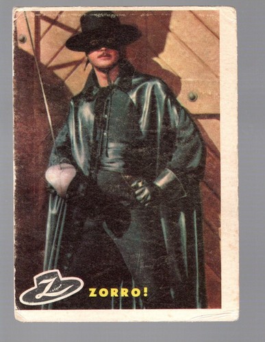 Zorro 1958 topps 1 - 1958, #1