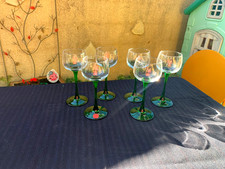 6 Verres à Vin Blanc d'Alsace , Vin du Rhin #1