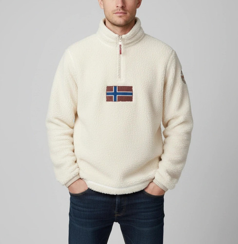 Veste polaire sherpa - , col