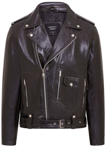 Veste motard cuir - veste, de