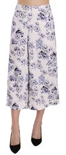 Fay Pantalon Blanc Floral